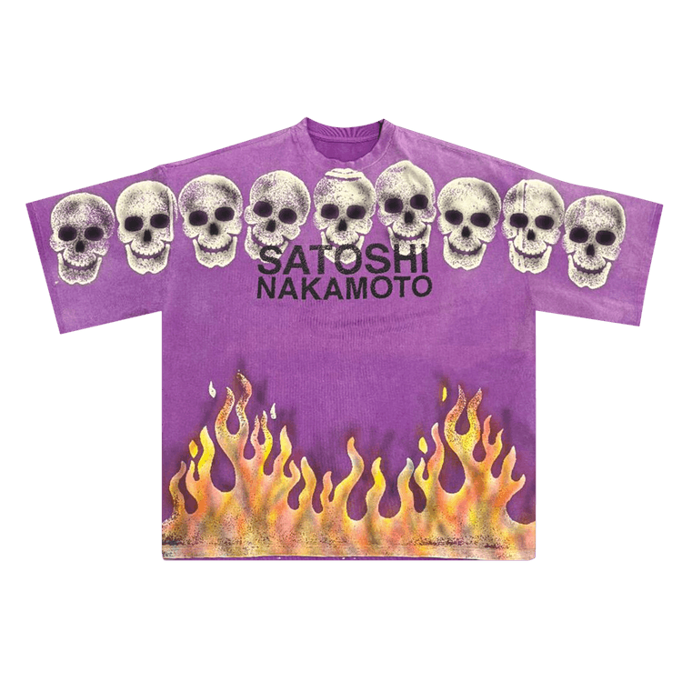 Satoshi Nakamoto Lost Boys Tee "Purple"
