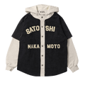 Satoshi Nakamoto Knapp Ranch Baseball Hoodie "Black/Grey"