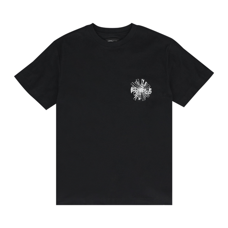 PURPLE BRAND Textured Jersey T-Shirt "Black"