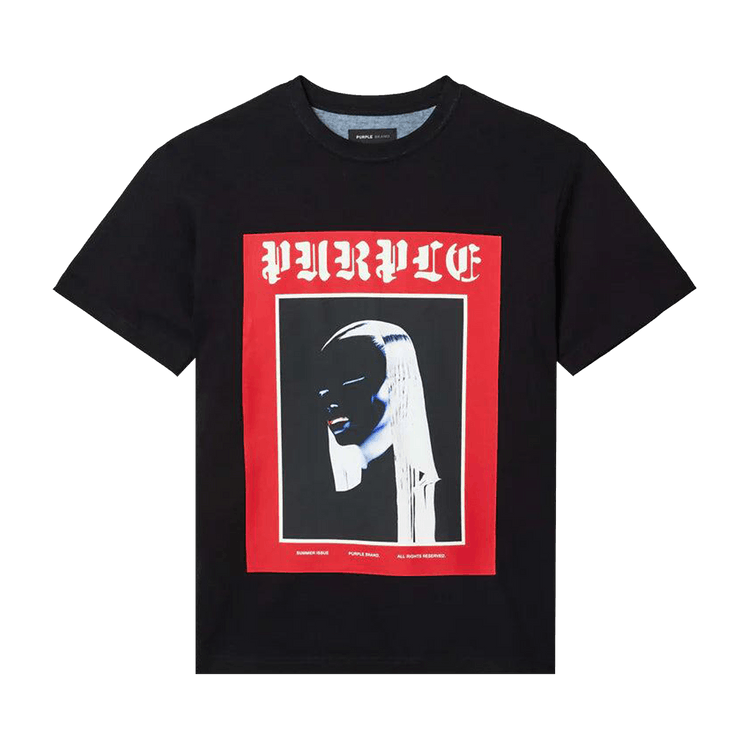 PURPLE BRAND Heavyweight Jersey T-Shirt "Black"