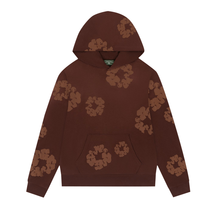 Denim Tears Mono Cotton Wreath Hoodie "Brown"