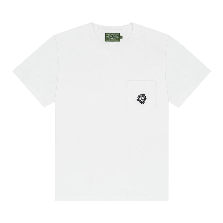 Denim Tears Peace Wreath Pocket Tee "White"