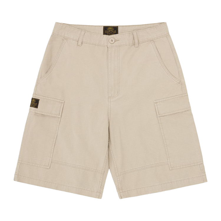 Corteiz Guerillaz Cargo Short "Tan"