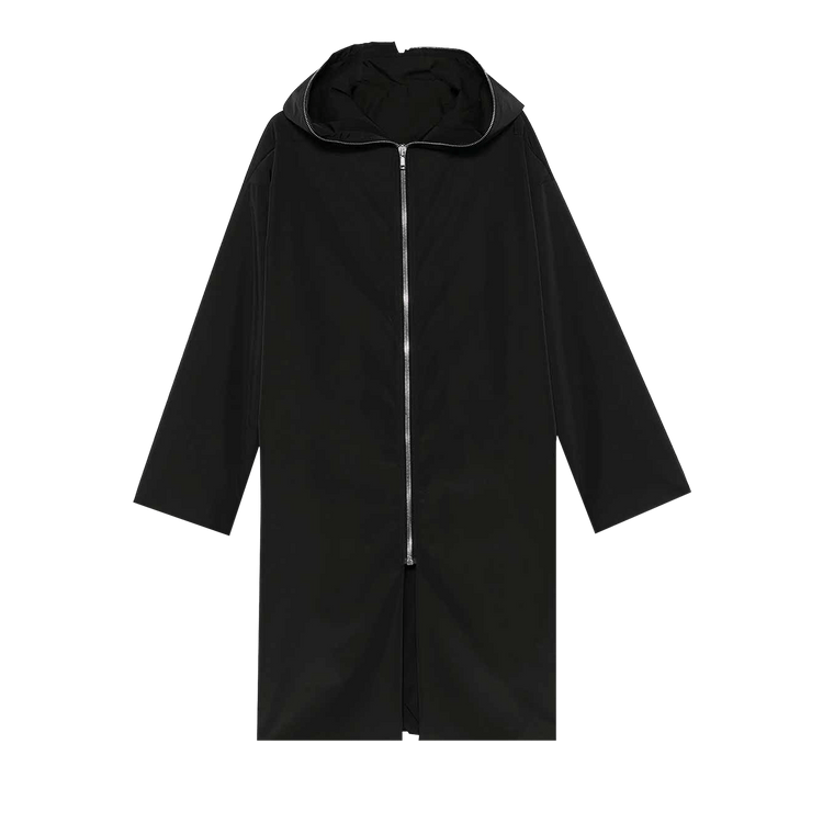 Rick Owens Hooded Gimp Coat "Black"