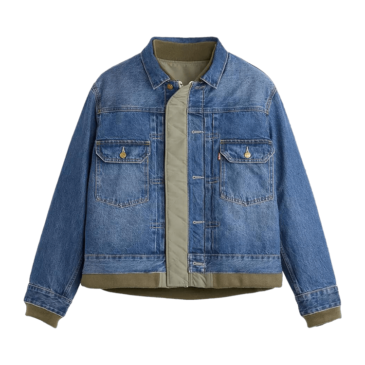 Levi"s x Sacai Denim x Nylon Twill Reversible Blouson "White'