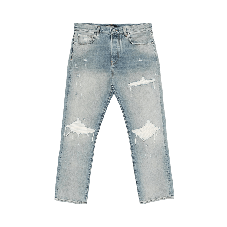 Amiri Suede Straight MX1 Jean "Antique Indigo"