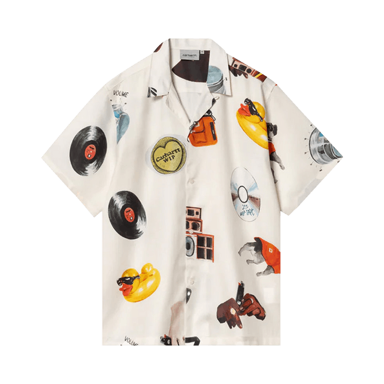 Carhartt WIP Short-Sleeve Jacob Rochester Shirt "Jacob Roch Print/Wax"