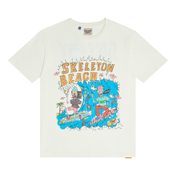 Gallery Dept. Skeleton Beach Surf Tee "Light Archival White"