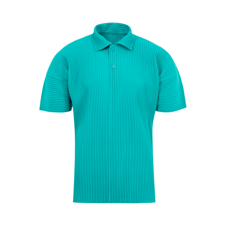 Issey Miyake MC May Polo "Peacock Green"