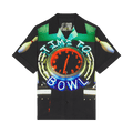 Pleasures Time Bowling Button Up Shirt "Black"