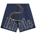 Rhude Logo Shorts "Navy"