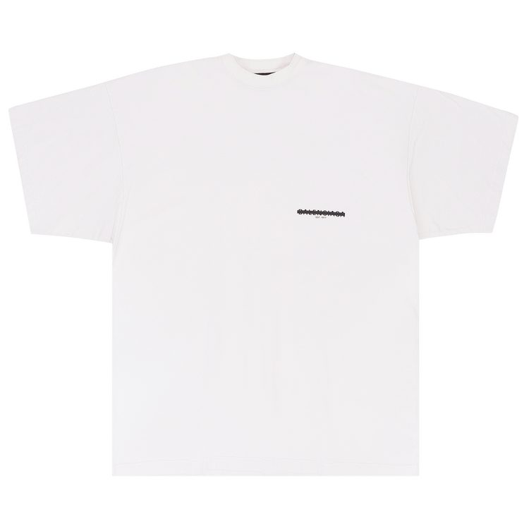Balenciaga Crossed Out T-Shirt "Ecru"