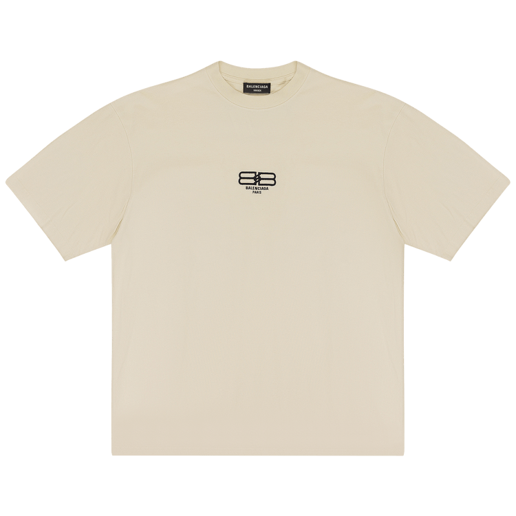 Balenciaga Logo T-Shirt "Cream"