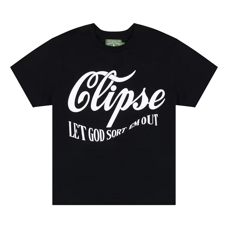 Denim Tears x Clipse Let God Sort Em Out 5th Anniversary Tee "Black"