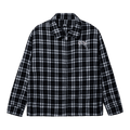 Revenge Embroidered Spider Flannel "Black/White/Pink"