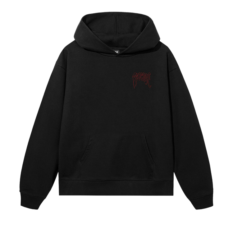 Revenge Outline Sketch Hoodie "Black/Red"