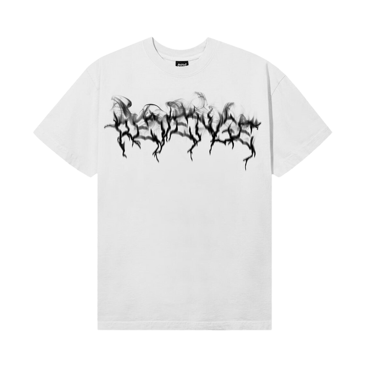 Revenge Smoke Lightning Logo Tee "White"