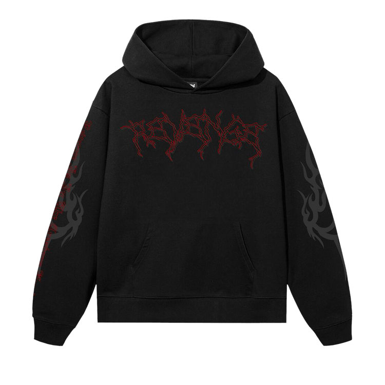 Revenge Red Lightning Cerberus Hoodie "Black"