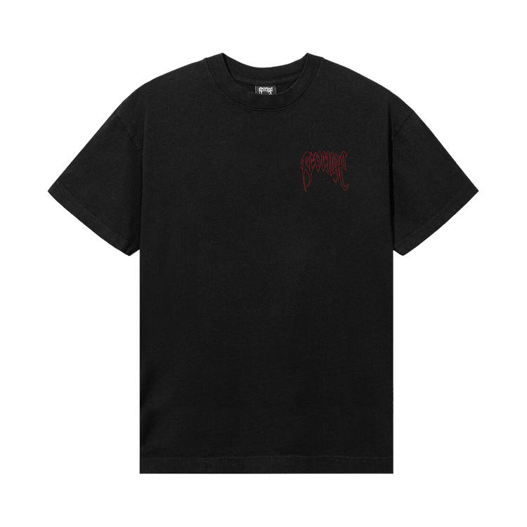 Revenge Outline Sketch Tee "Black/Red"