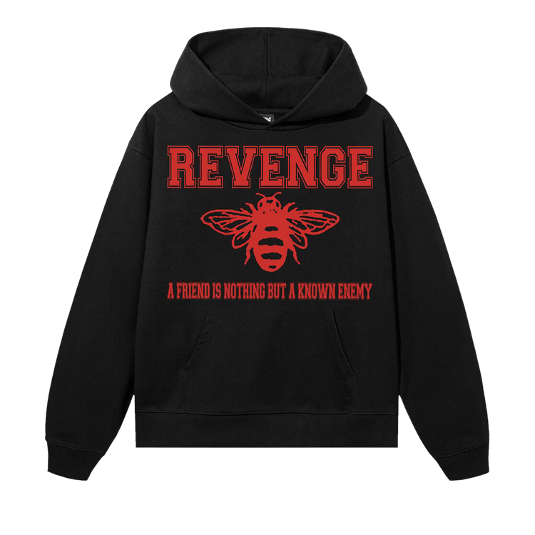 Revenge Friend Hoodie "Black/Red"