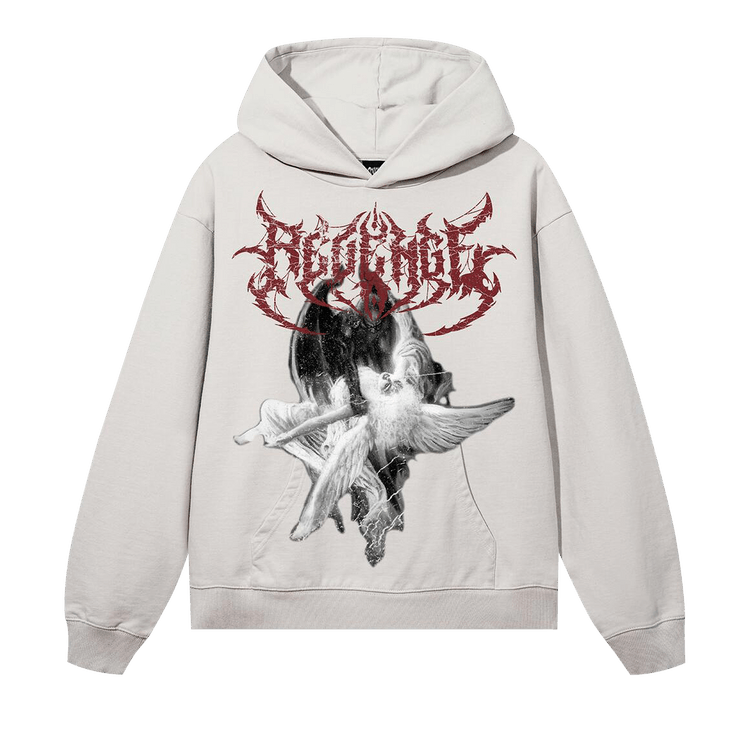 Revenge Fallen Angel Hoodie "Cement"