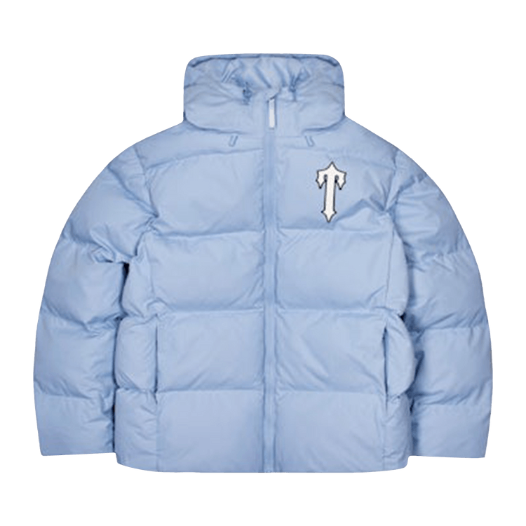 Trapstar Irongate Arch Hooded Puffer Jacket "Light Blue"