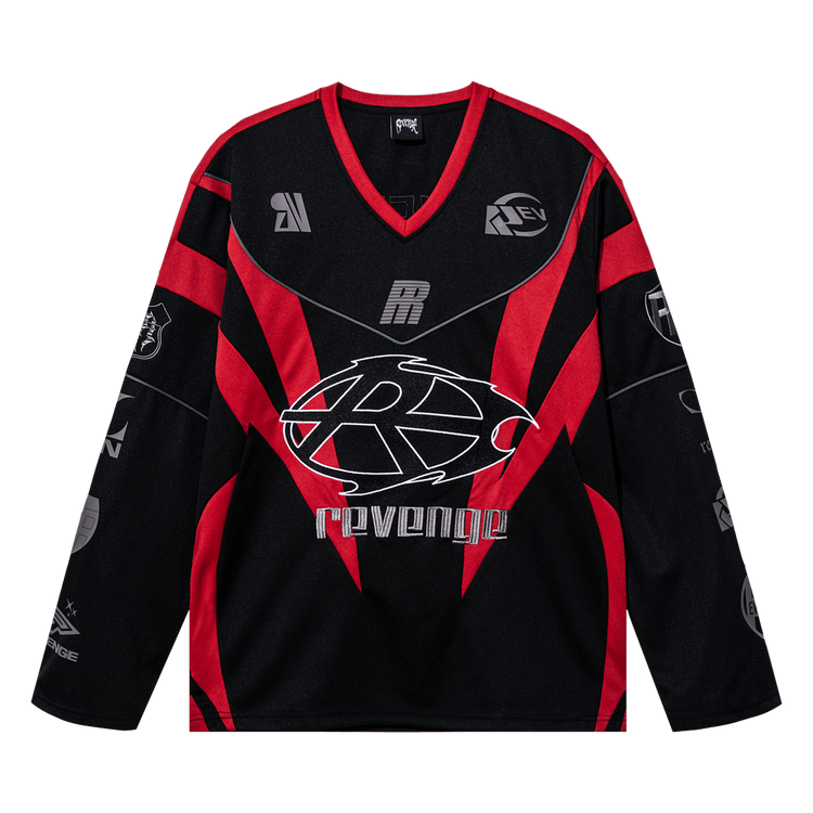 Revenge Revenge Racer Patch Jersey "Black/Red"