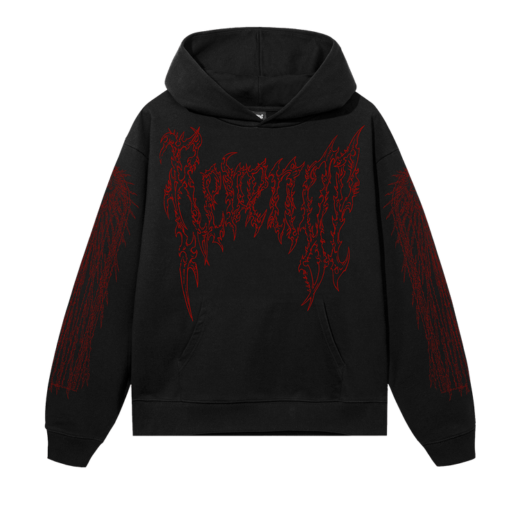 Revenge Enlightened Hoodie "Black/Red"