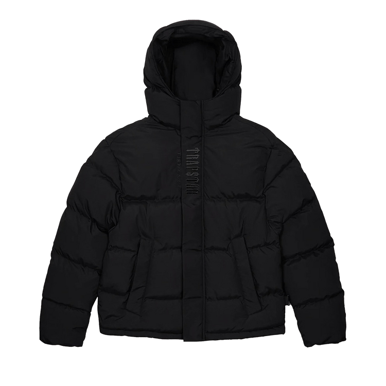Trapstar Decoded 2.0 Hooded Puffer Jacket "Blackout Edition"