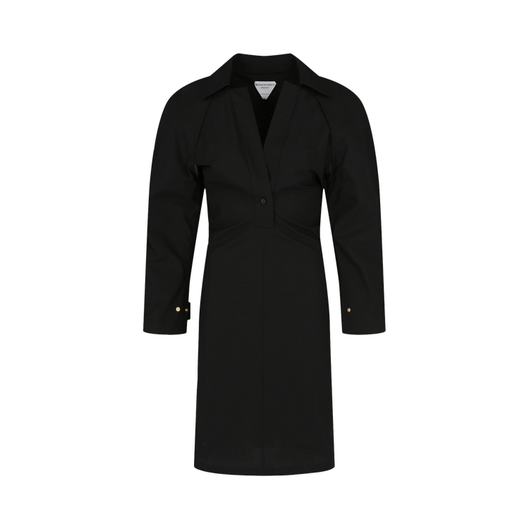 Bottega Veneta Woven Trench Coat "Black"