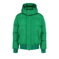 Alexander McQueen Graffiti Print Puffer Jacket "Green"