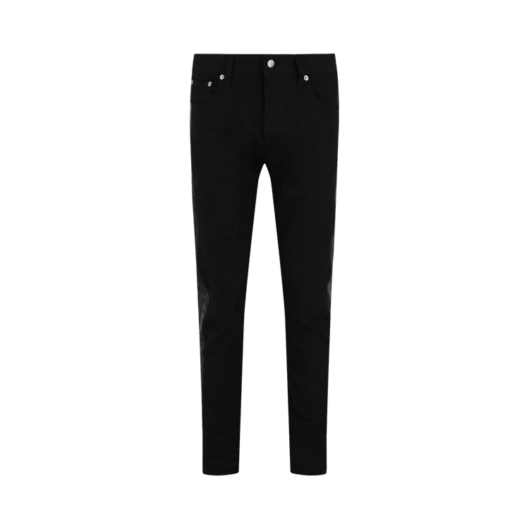 Alexander McQueen Striped Band Jeans "Black"