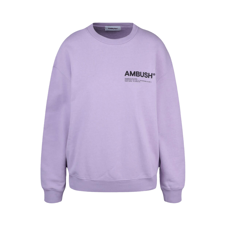 Ambush Fleece Workshop Crewneck Sweater "Purple"