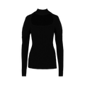 Ambush Ribbed Turtleneck Sweater "Black"