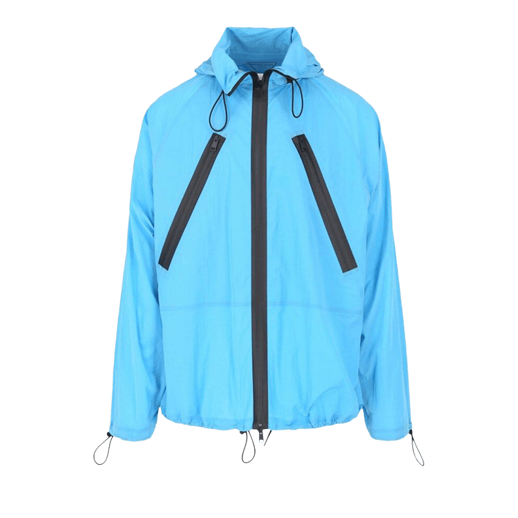 Bottega Veneta Waterproof Parka "Bright Blue"