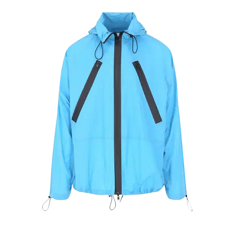 Bottega Veneta Hooded Zip Lightweight Jacket "Bright Blue"