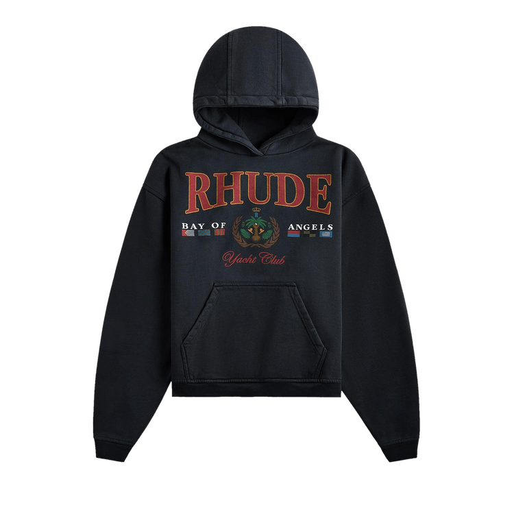 Rhude Bay of Angels Yacht Hoodie "Vintage Black"
