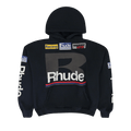 Rhude Petrol Patch Hoodie "Vintage Black"