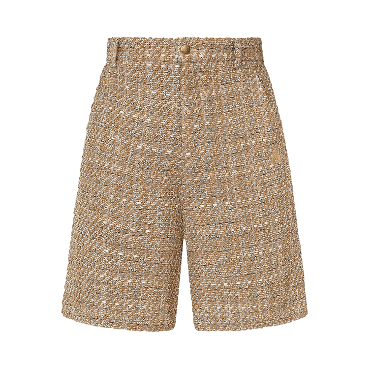 Amiri Boucle Short "Camel"