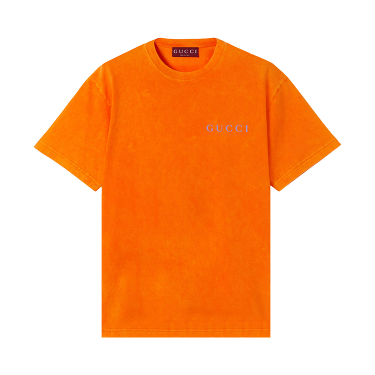 Gucci Printed Jersey T-Shirt "Orange"