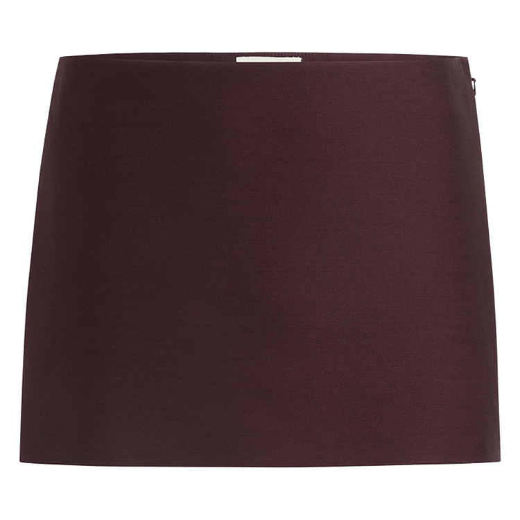 Khaite Jett Skirt "Almandine"