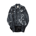Maison Mihara Yasuhiro Trompe L'Oeil Denim Jacket 'Black'