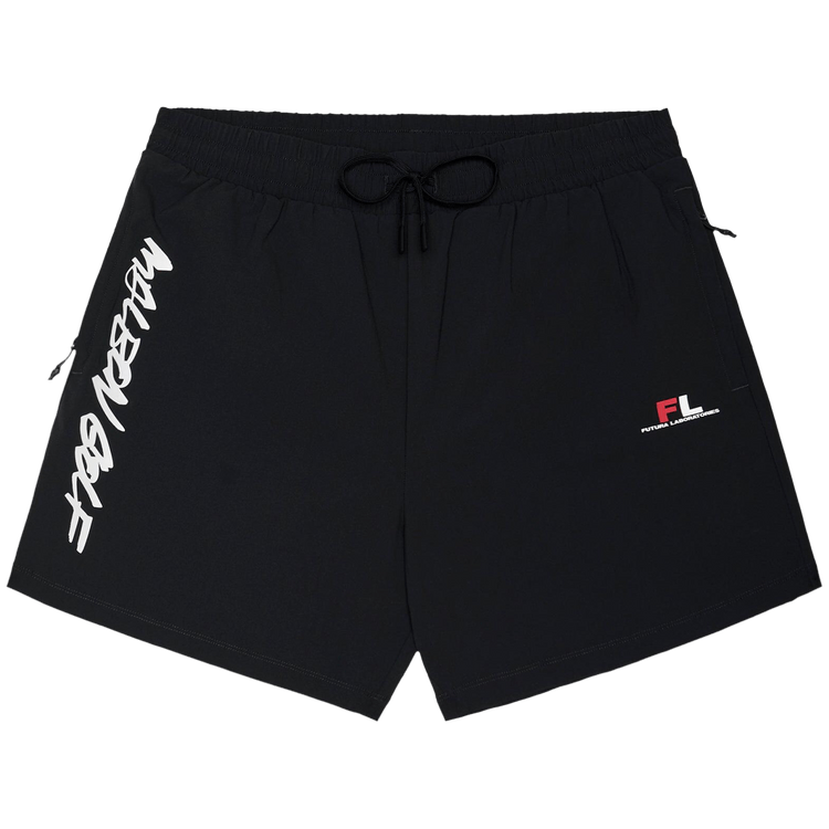 Malbon x Futura Tag Tech Short "Black"