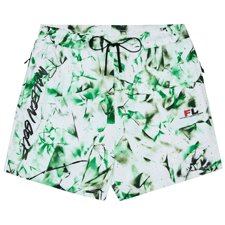 Malbon x Futura Tag Tech Short "Camo Multicolor"