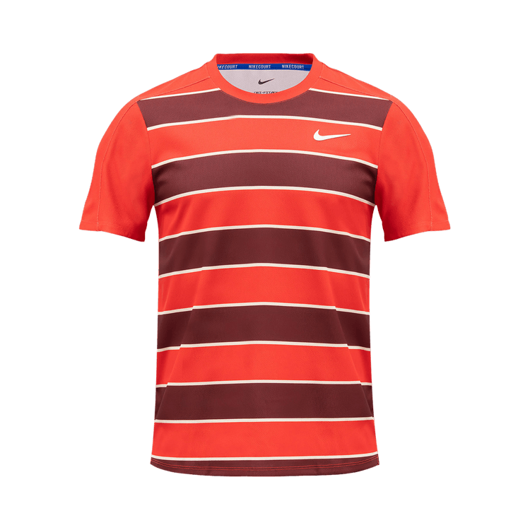 Nike Court Slam Dri-FIT ADV Tennis Top "Light Crimson/White"