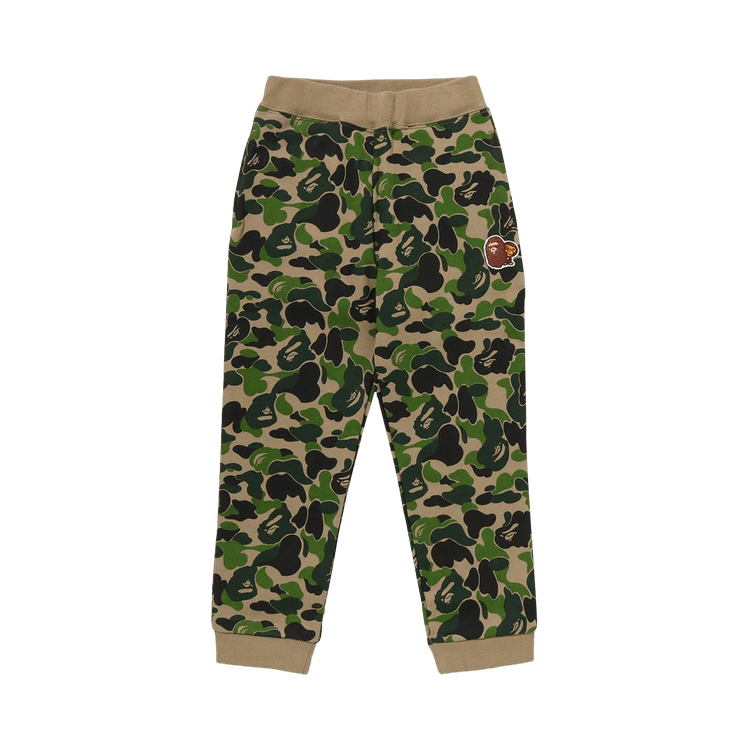 BAPE Kids ABC Camo Ape & Milo One Point Sweatpants "Green"