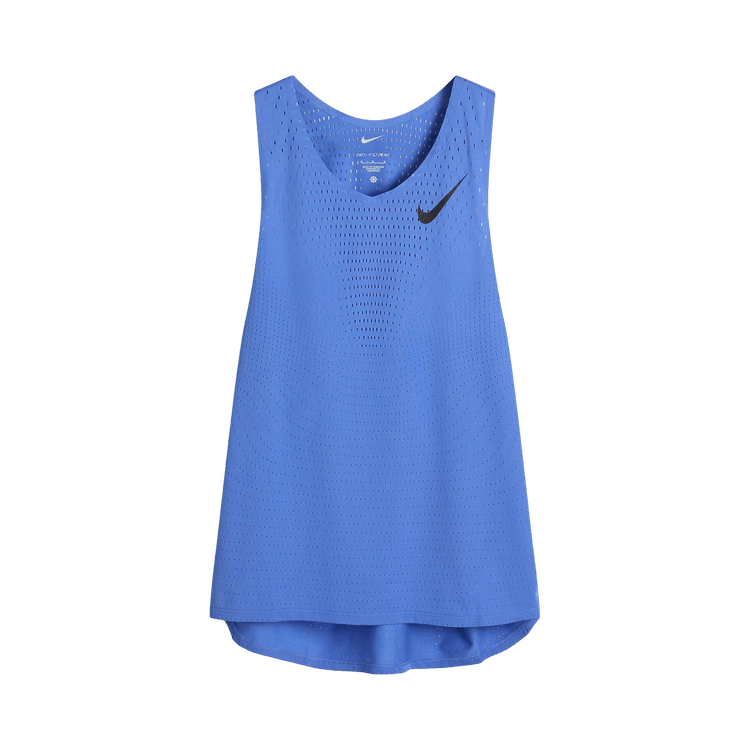 Nike AeroSwift Dri-FIT ADV Running Singlet "Comet Blue/Black"