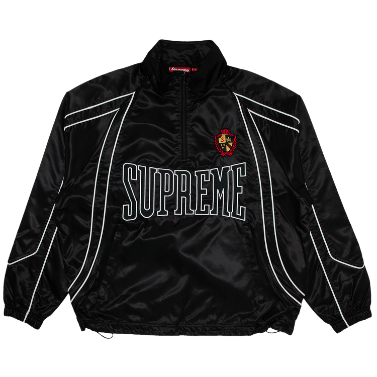 Supreme Satin Piping Pullover "Black"