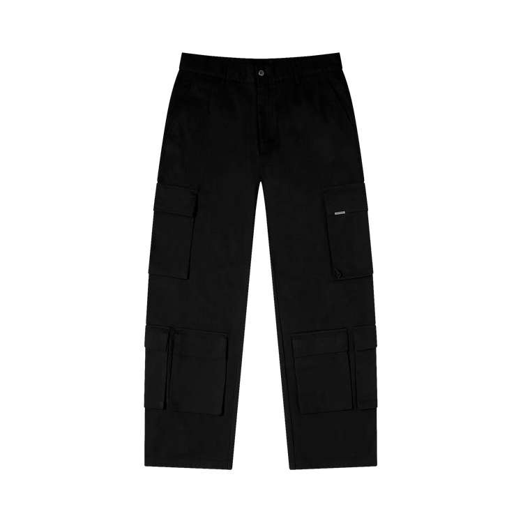 Represent Clo Baggy Cargo Pants "Black"