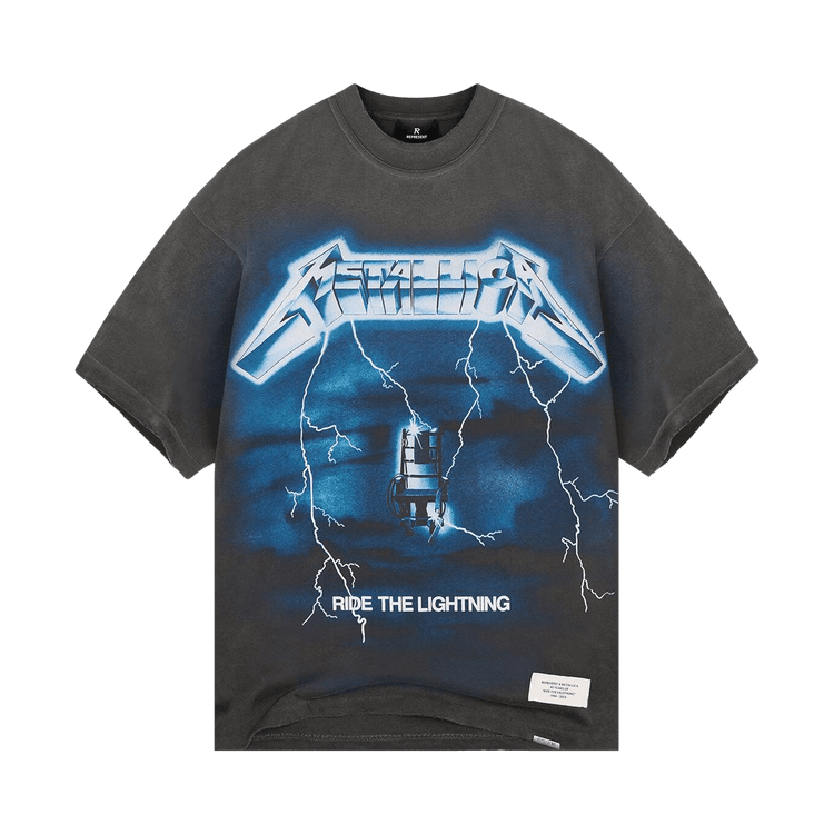 Represent Clo Metallica Ride the Lightning T-Shirt "Vintage Grey"